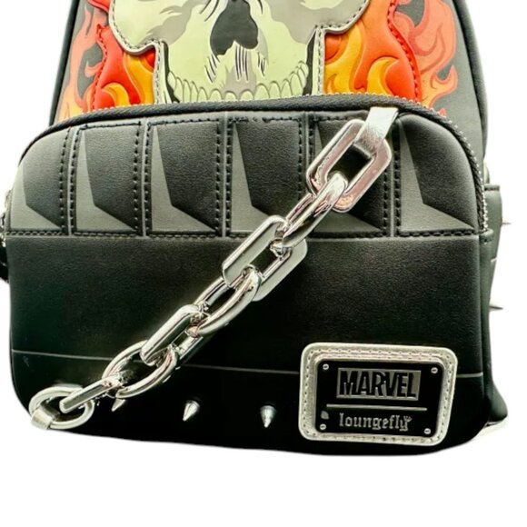 Loungefly Marvel Ghost Rider MegaCon Exclusive Glow Cosplay Mini Backpack main image 7